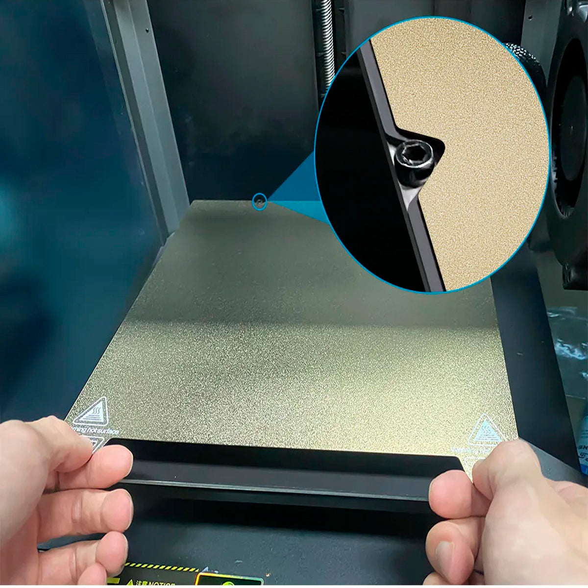 Cama PEI Varias Texturas para Ender 3 V3 SE, V3 KE, 3 S1, K1, K1C
