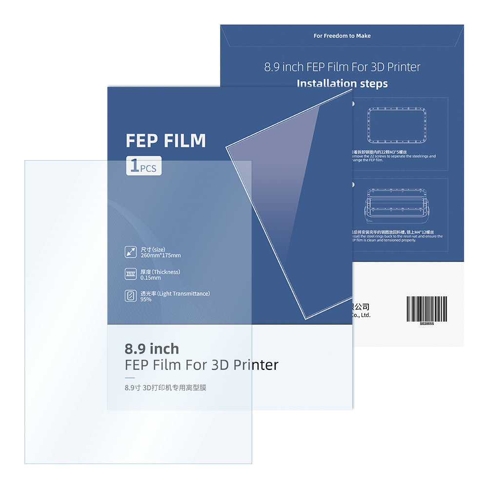 Hoja FEP para Anycubic Mono X/ 6K/M3 Plus/ X2/ X 6Ks