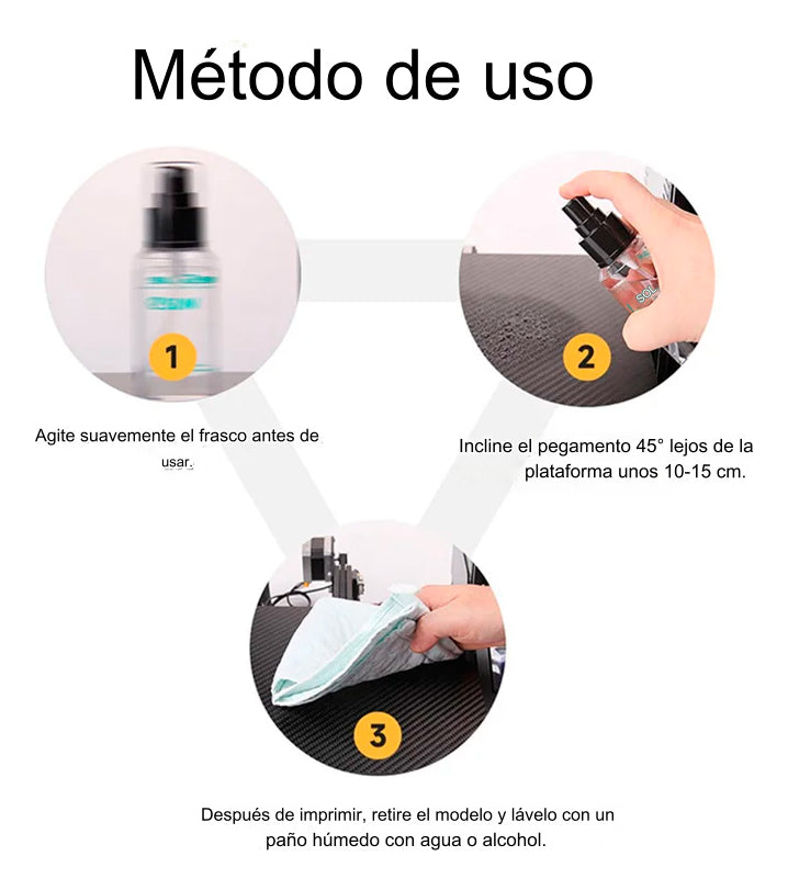 Pegamento Spray Esun Para Cama Pla/abs/petg/pc/pa/tpu