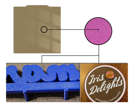 Placa Pei Doble Varias Texturas Para Kingroon Kp3s 180x180