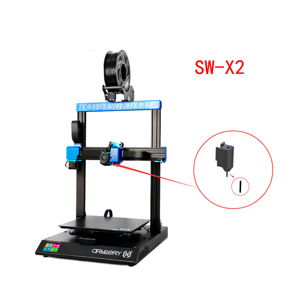 Aguja ABL para sensor de nivelación Artillery