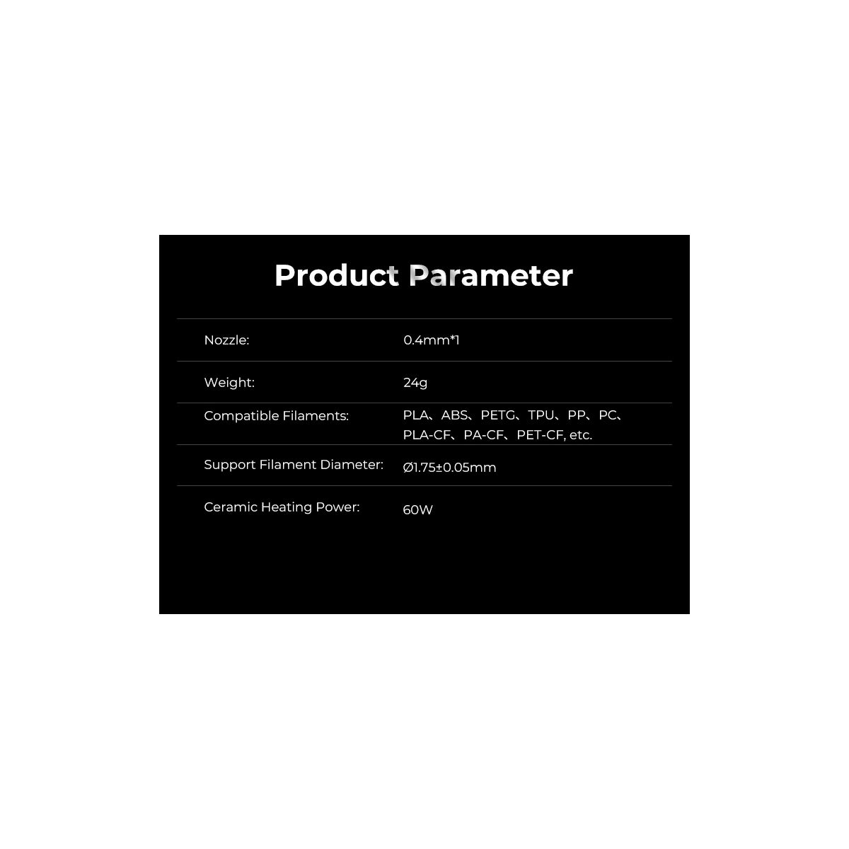 Hotend de Cobre Ceramico Para Creality K1, K1 Max