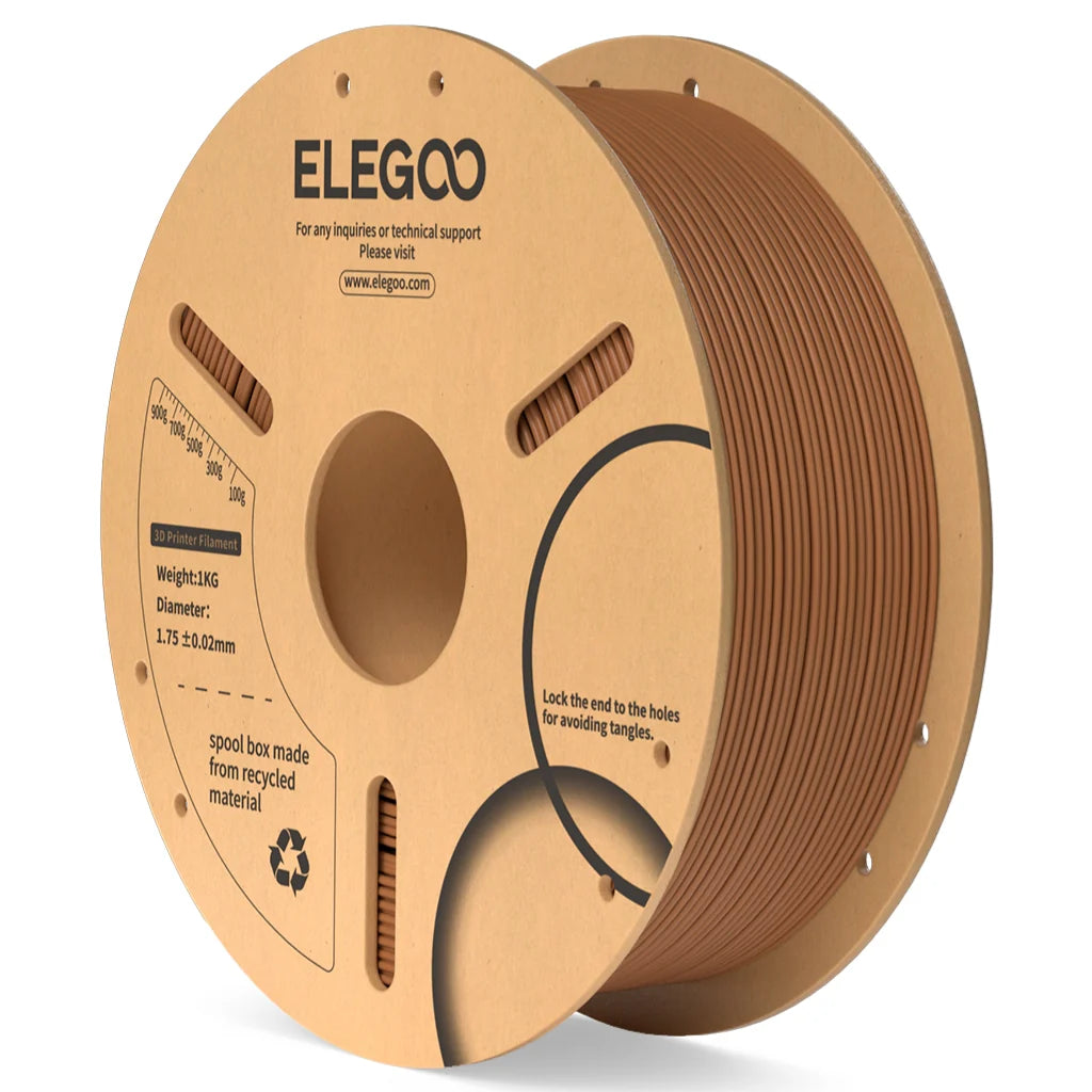 Filamento PLA Elegoo 1.75mm Alta Precisión 1 kg | 3DCity México