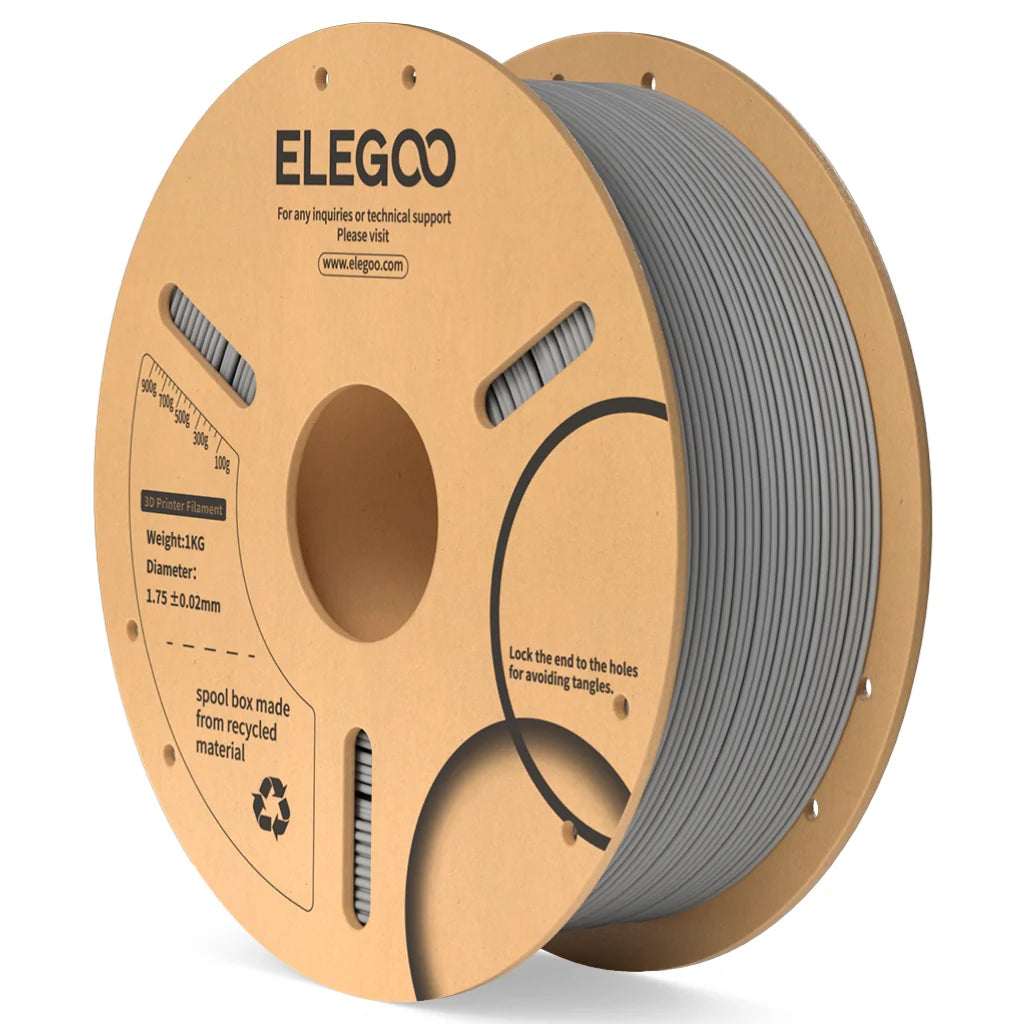 Filamento PLA Elegoo 1.75mm Alta Precisión 1 kg | 3DCity México