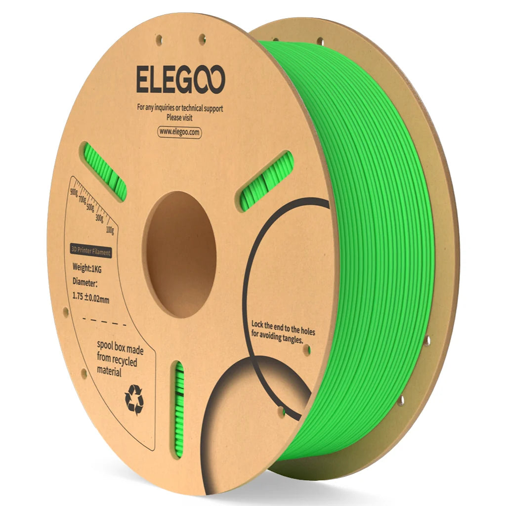 Filamento PLA Elegoo 1.75mm Alta Precisión 1 kg | 3DCity México