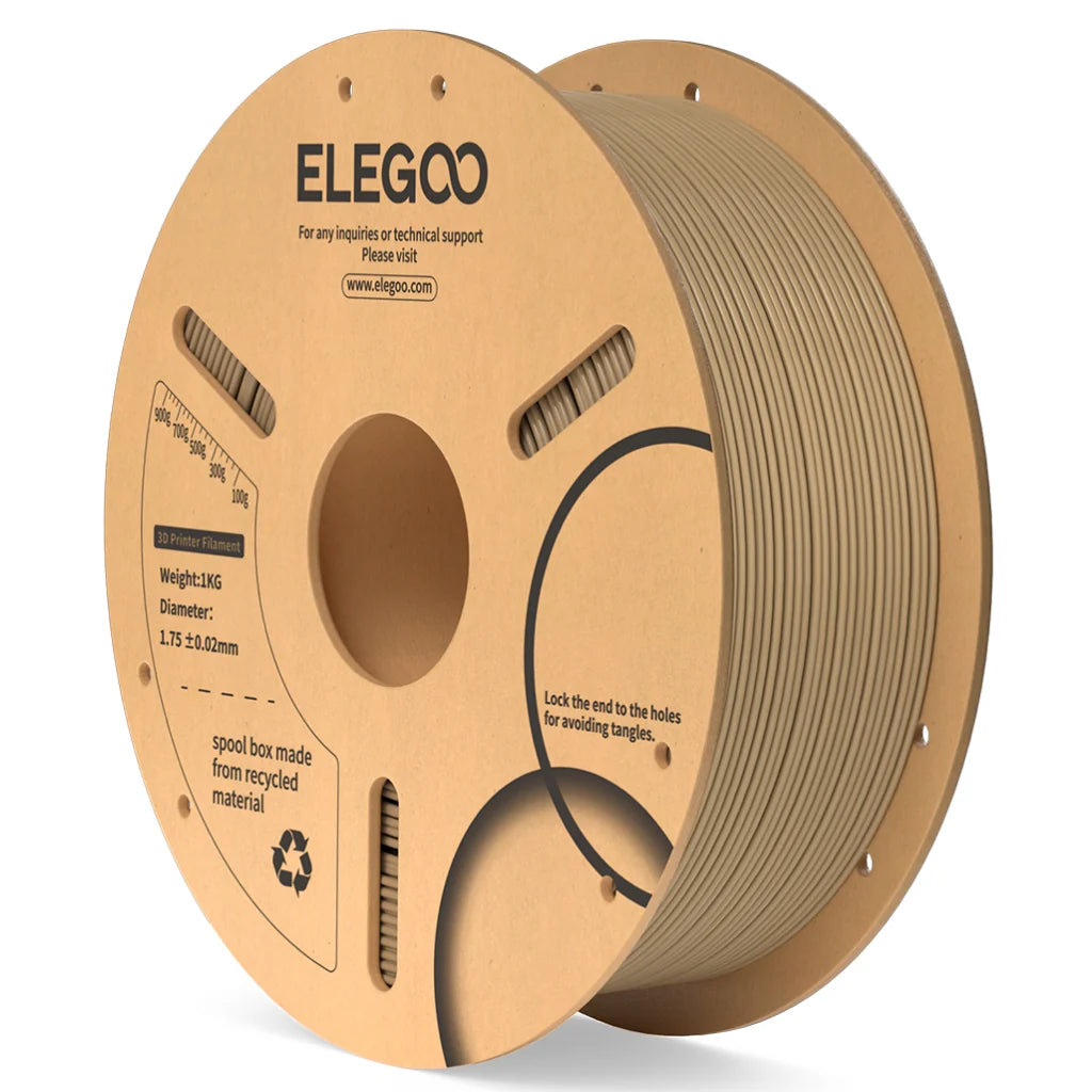 Filamento PLA Elegoo 1.75mm Alta Precisión 1 kg | 3DCity México
