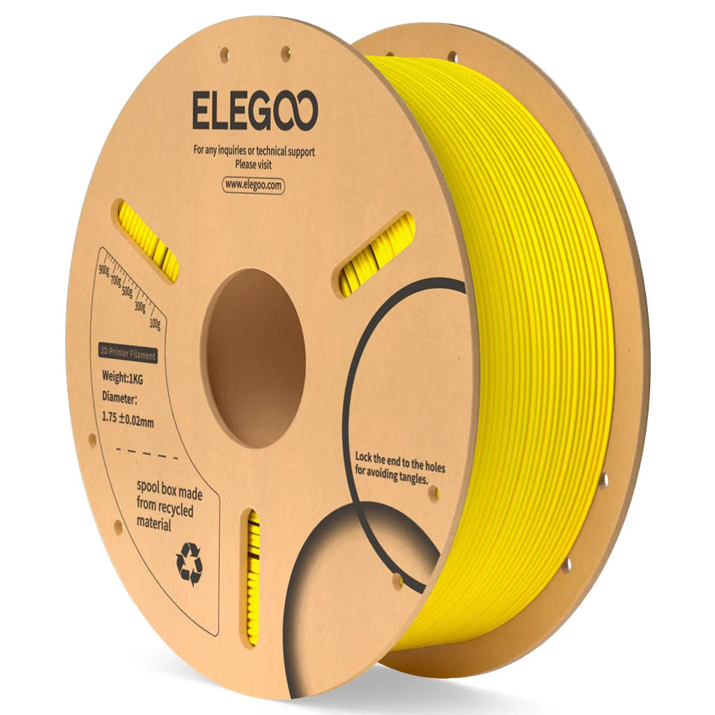 Filamento PLA Elegoo 1.75mm Alta Precisión 1 kg | 3DCity México