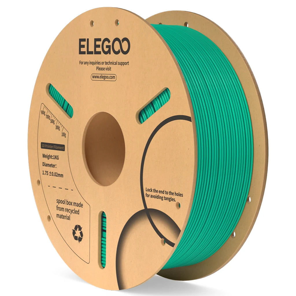 Filamento PLA Elegoo 1.75mm Alta Precisión 1 kg | 3DCity México