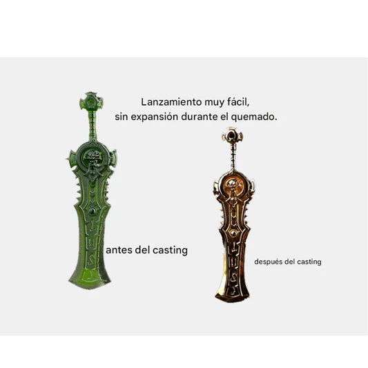 500gr Resina Casteable Jamg He High Wax, impresora 3d