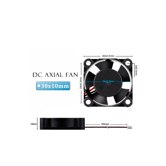 Ventilador Axial 3010 Para Creality K1, Impresora 3D