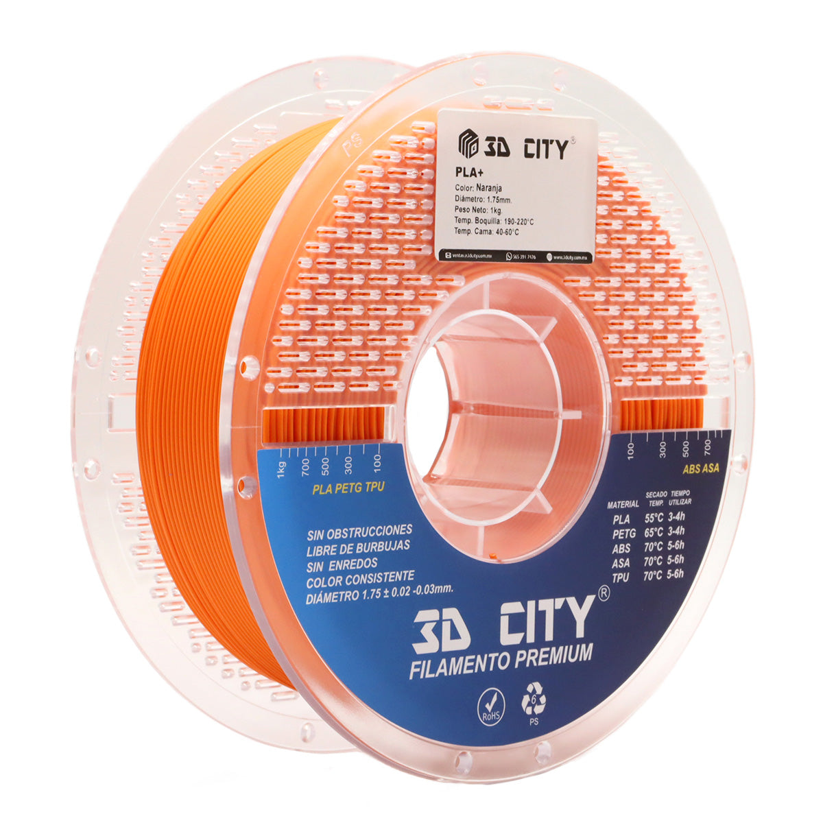 Filamento PLA+ 3DCity