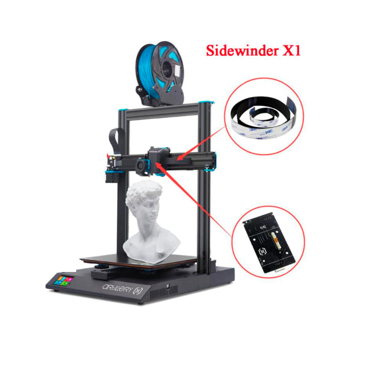 Cable Plano Flex X-E para Artillery Sidewinder X1