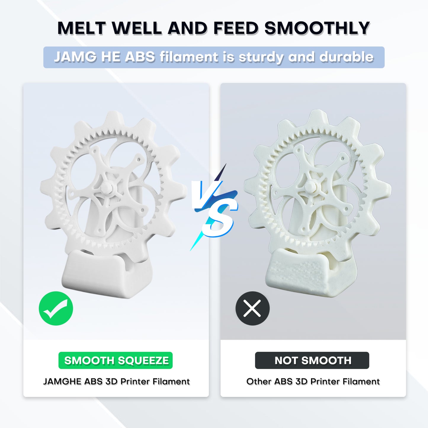 Filamento ABS JamgHe 1.75mm Alta Precisión 1 kg | 3DCity México