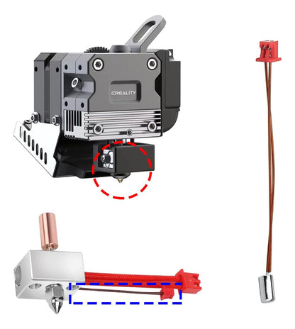 Kit Hotend Creality Original Ender 3 S1 Extrusor