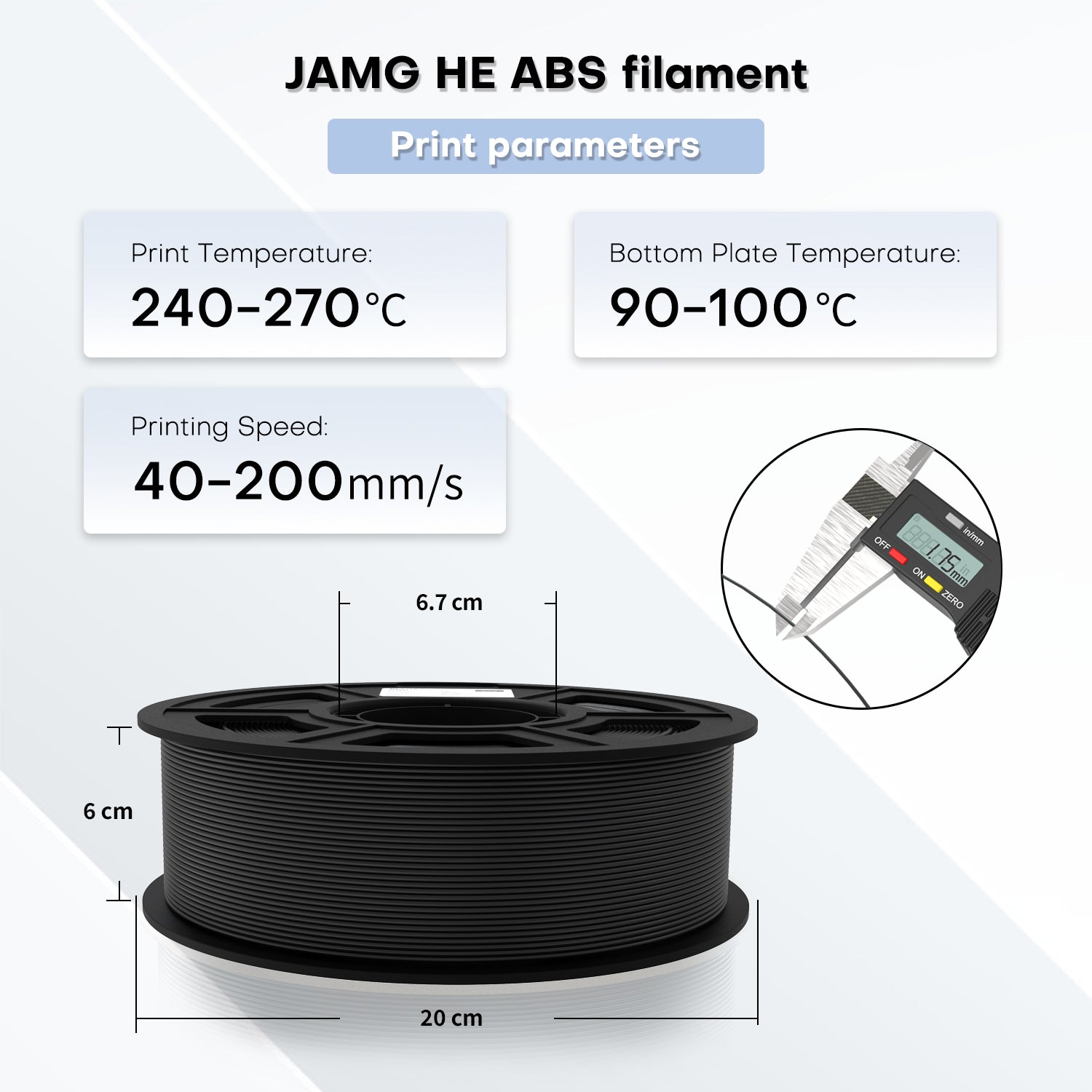 Filamento ABS Jamg He