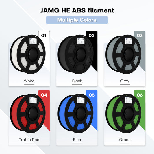 Filamento ABS JamgHe 1.75mm Alta Precisión 1 kg | 3DCity México