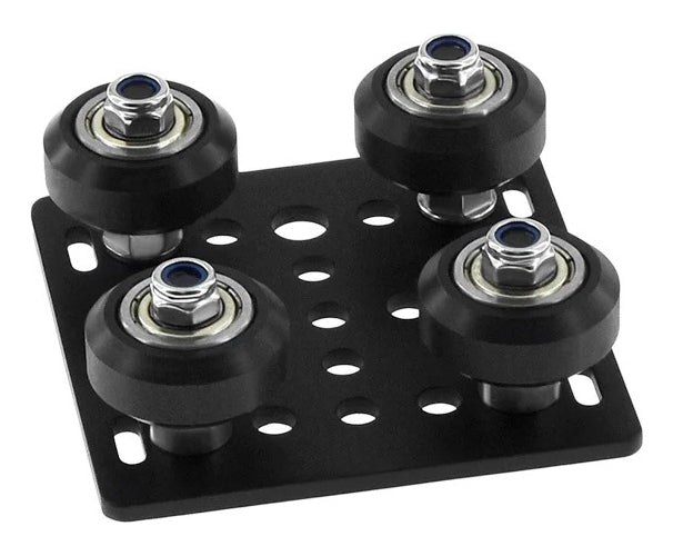 Placa Ranura V  Con Ruedas Para Perfil 2020 Cnc Impresora 3d
