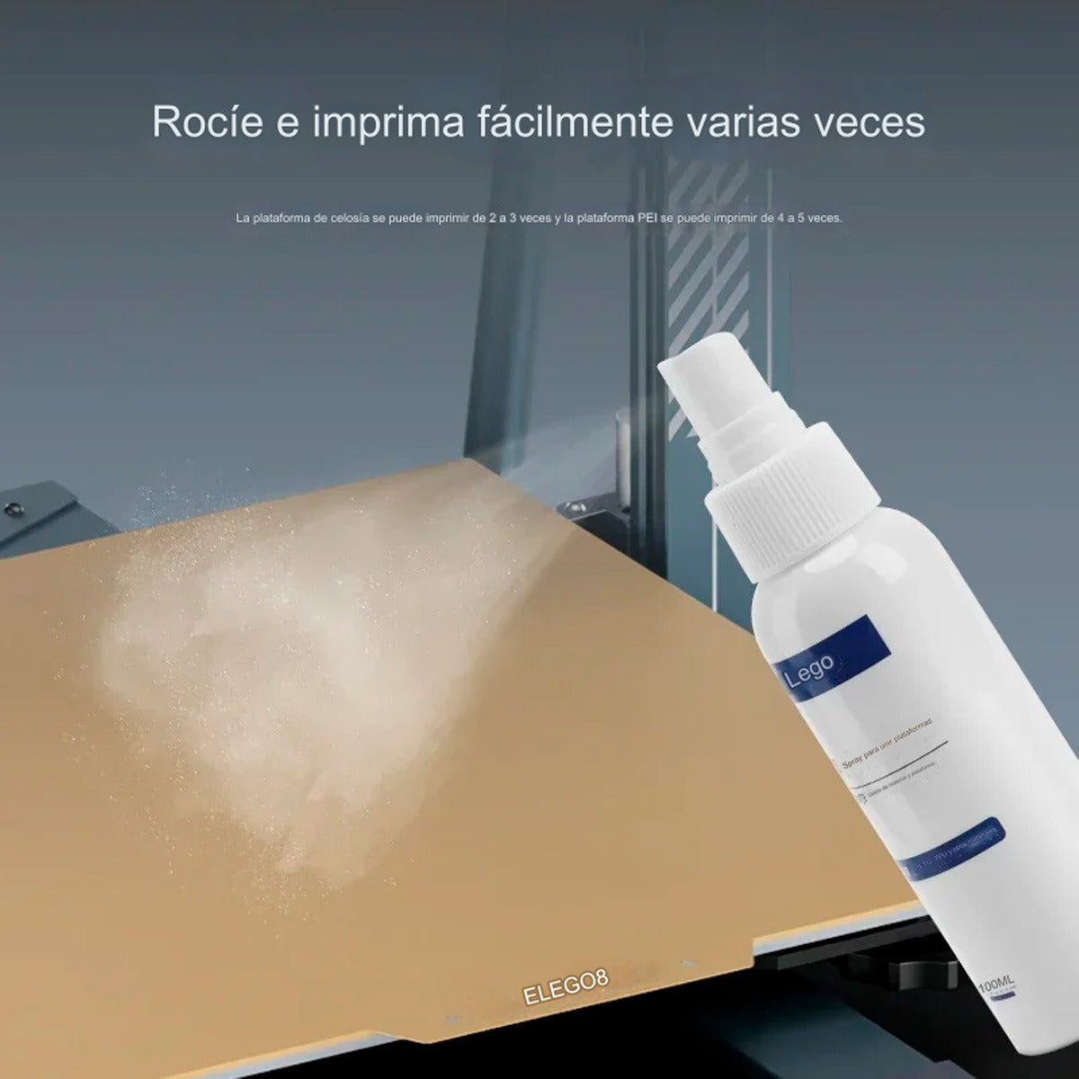 Pegamento Elegoo Para Cama, Impresora 3d Pla/abs/petg/tpu Imagen secundaria del producto