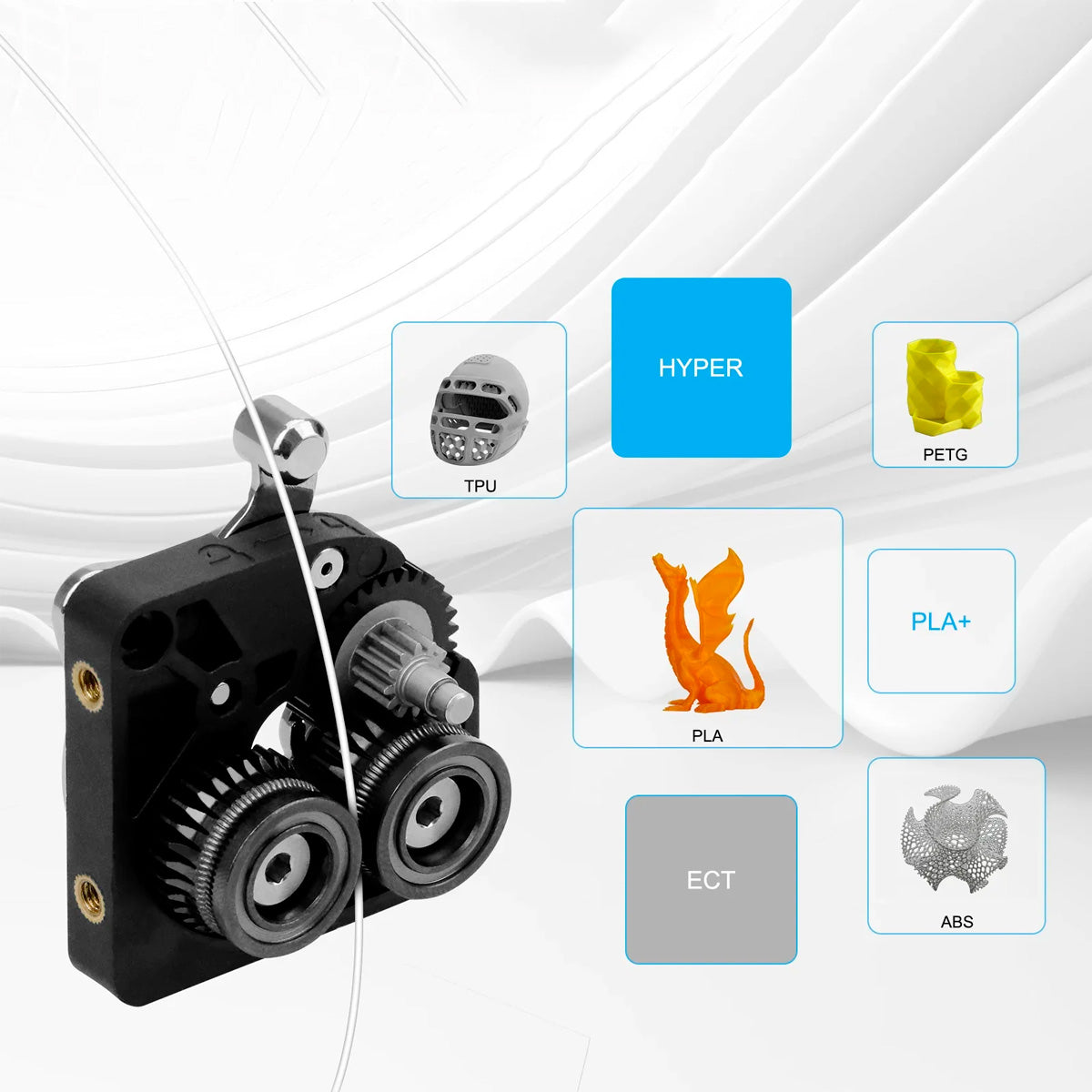 Engrane Extrusor Para Creality K1, K1 Max, K1c, Impresora 3d