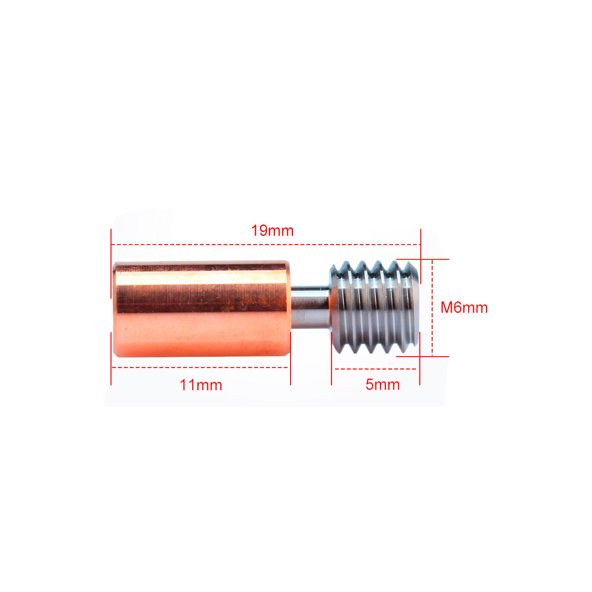 Garganta Bimetal para Hotend Sprite Creality Ender 3 S1