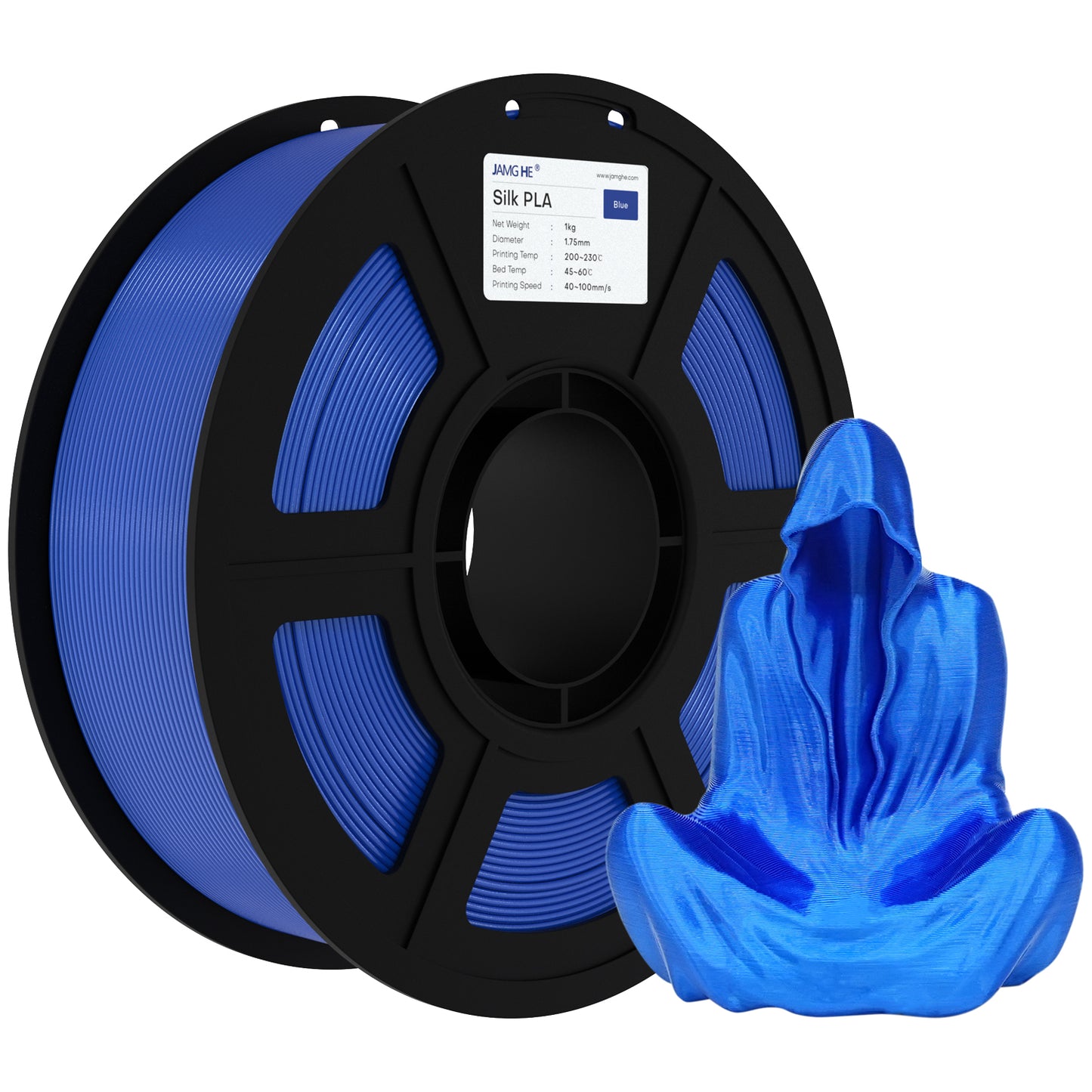 Filamento PLA Seda JamgHe l 1.75mm Alta Precisión 1 kg | 3DCity México