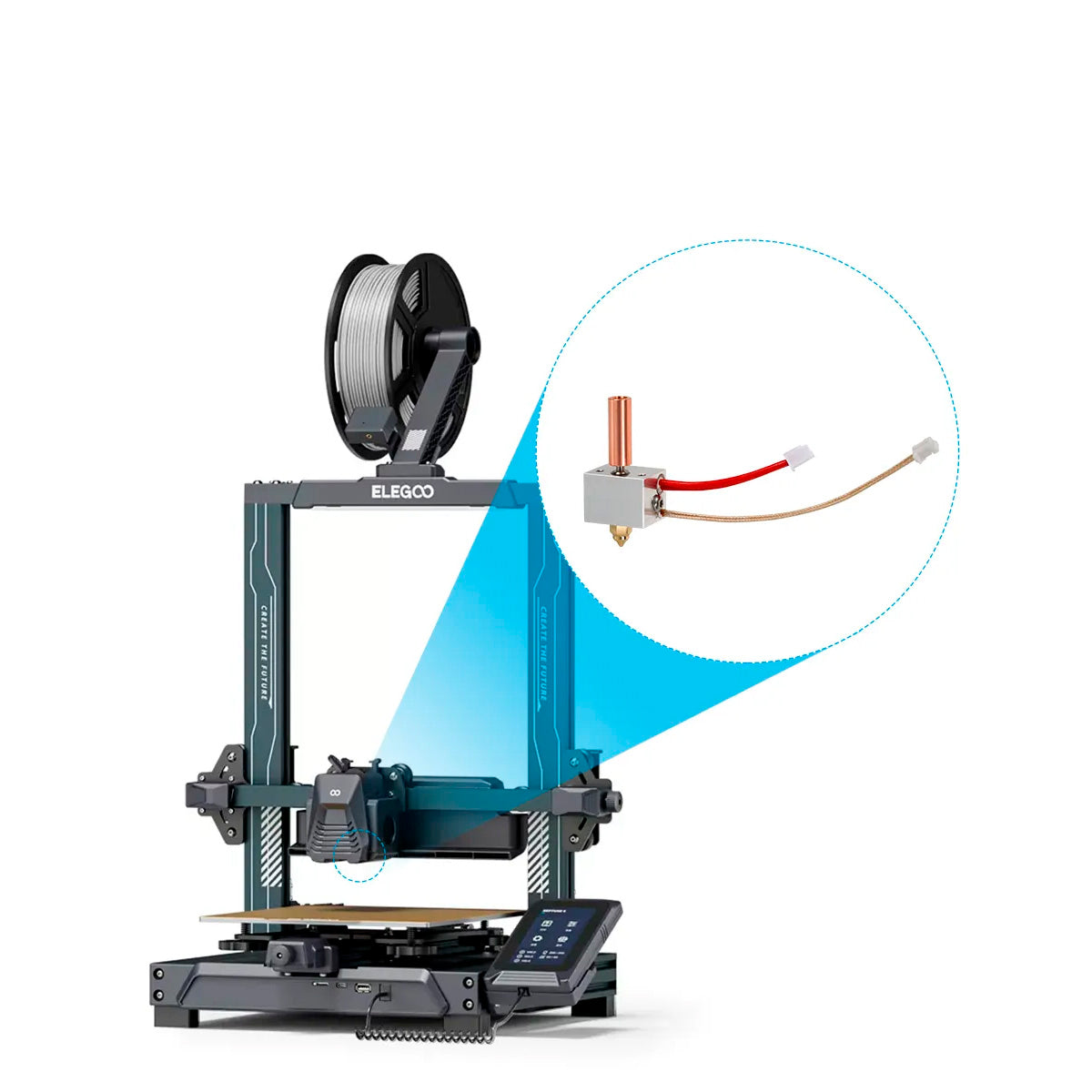 Hotend para Elegoo Neptune 4, 4 Pro Imagen secundaria del producto