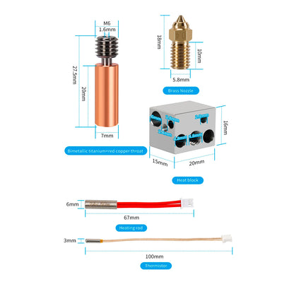 Hotend para Elegoo Neptune 4, 4 Pro