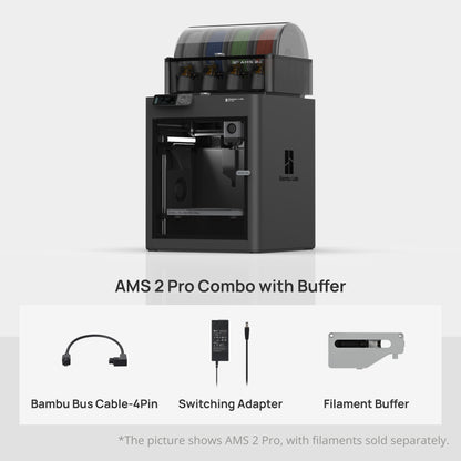 Impresora 3D Bambu Lab P1S Combo AMS 2 PRO | 3DCity México