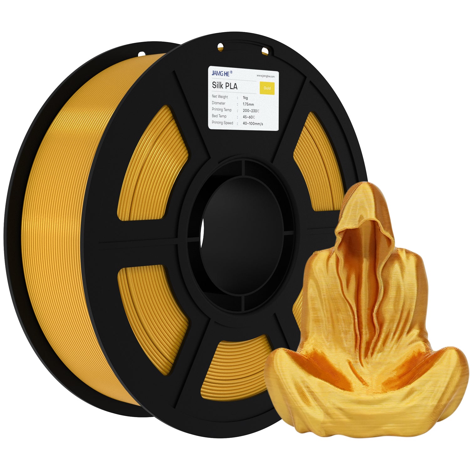 Filamento PLA Seda JamgHe l 1.75mm Alta Precisión 1 kg | 3DCity México