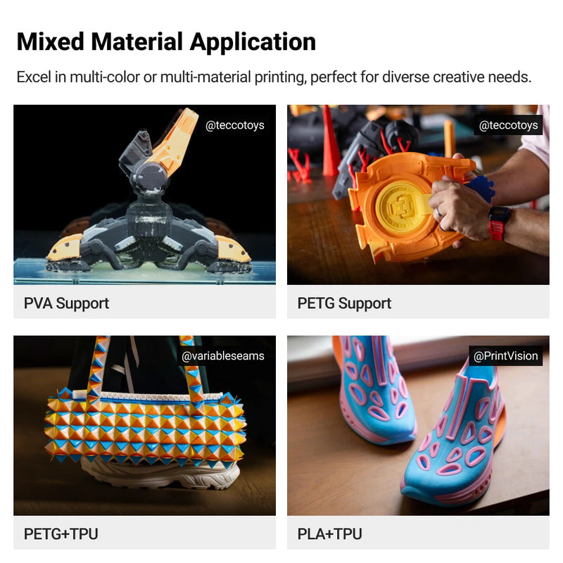 Impresora 3D Snapmaker U1 / Multicolor| 3DCity México