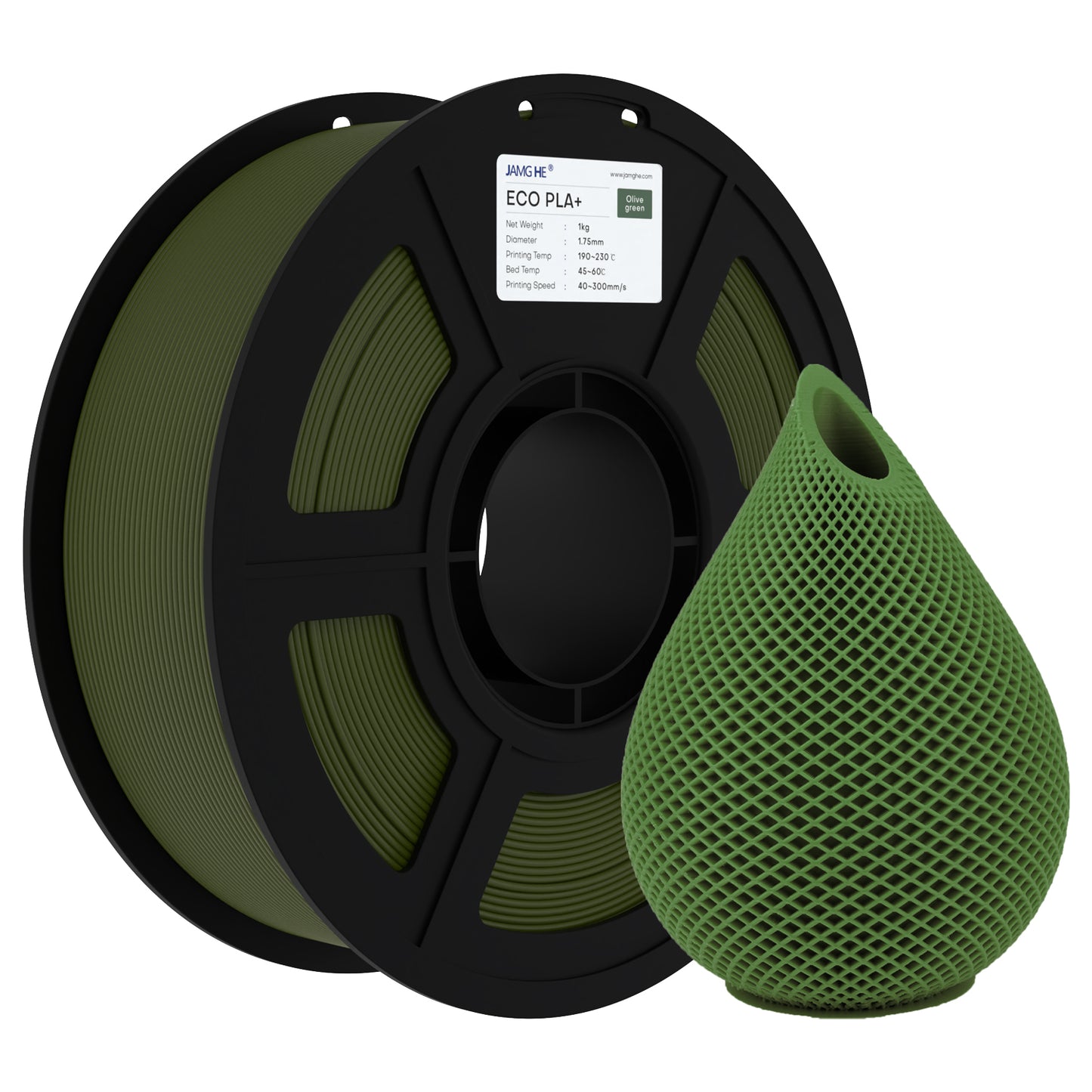 Filamento Jamg He Eco PLA+, 1 kg