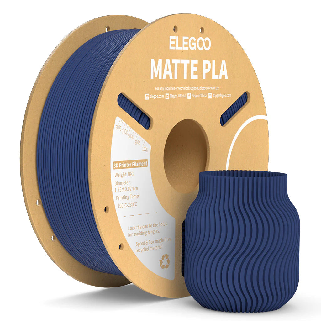 Filamento PLA Matte Elegoo 1.75mm 1 kg | 3DCity México