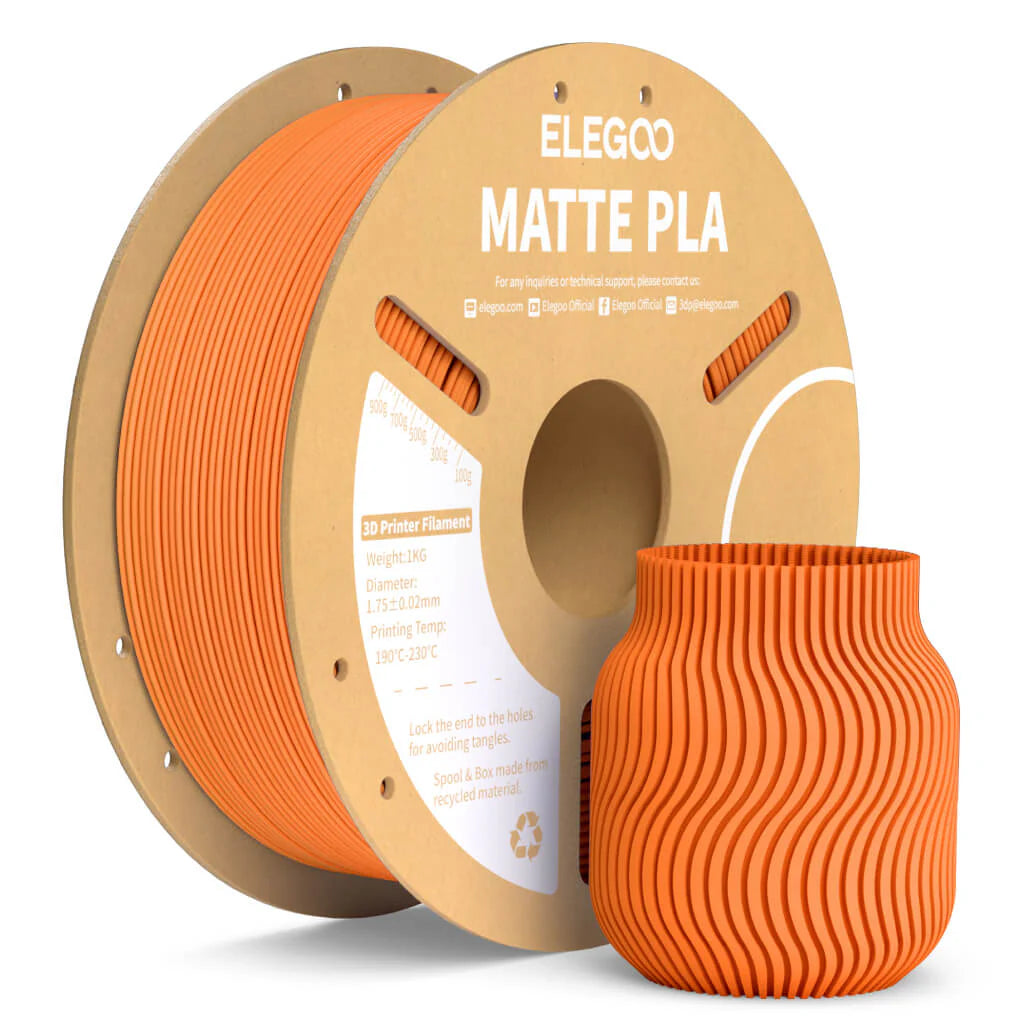 Filamento PLA Matte Elegoo 1.75mm 1 kg | 3DCity México