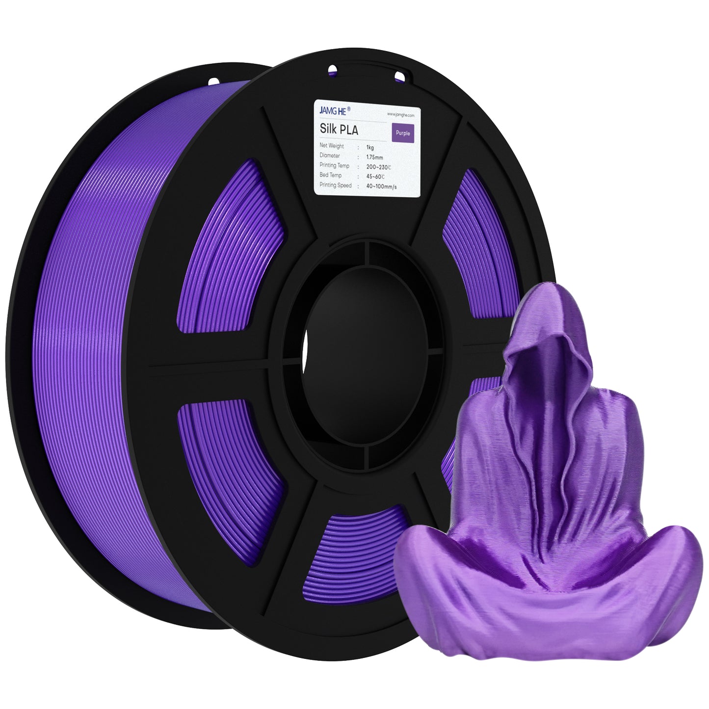 Filamento PLA Seda JamgHe l 1.75mm Alta Precisión 1 kg | 3DCity México