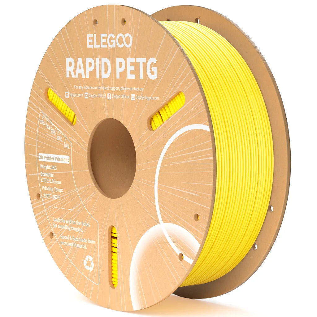 Filamento Rapid PETG Elegoo 1.75mm Alta Precisión 1 kg | 3DCity México