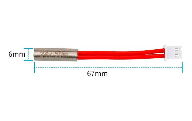 Resistencia Ceramica Calentador Elegoo Neptune 4, Pro, Plus Imagen secundaria del producto