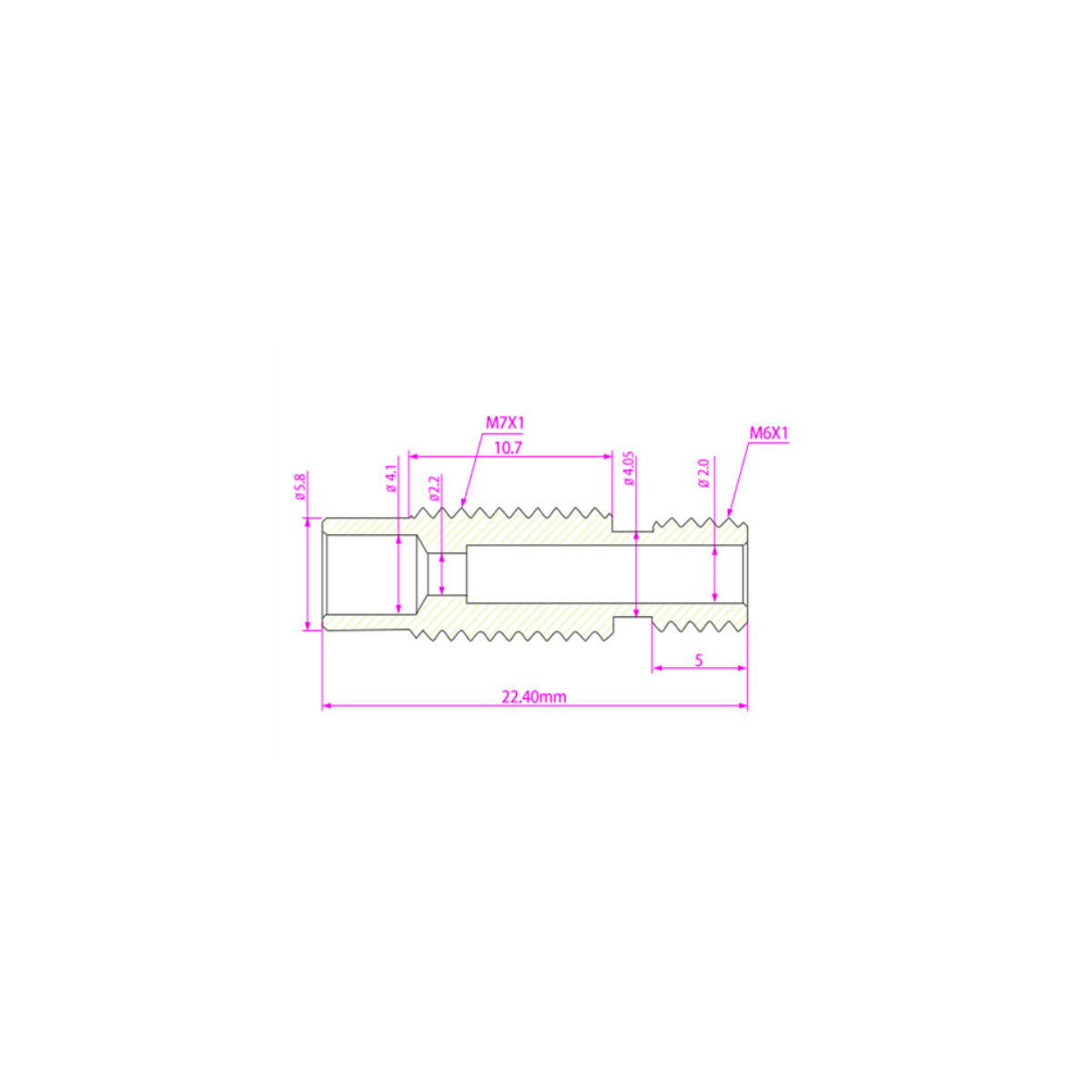 Garganta E3D V6 All Metal Imagen secundaria del producto