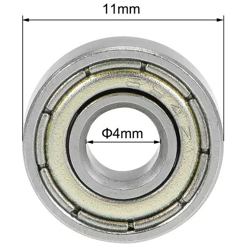 10 Balero Rodamiento 694zz 4x11x4mm Acero Imagen secundaria del producto