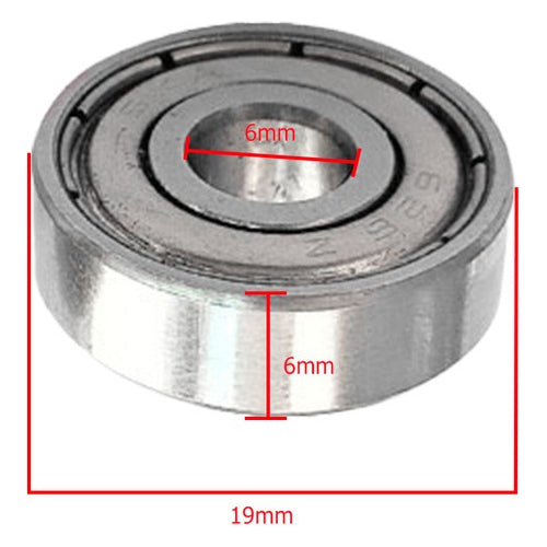 10 Rodamiento Balero 626zz 6mmx19mmx6mm Cnc Impresora 3d Imagen secundaria del producto