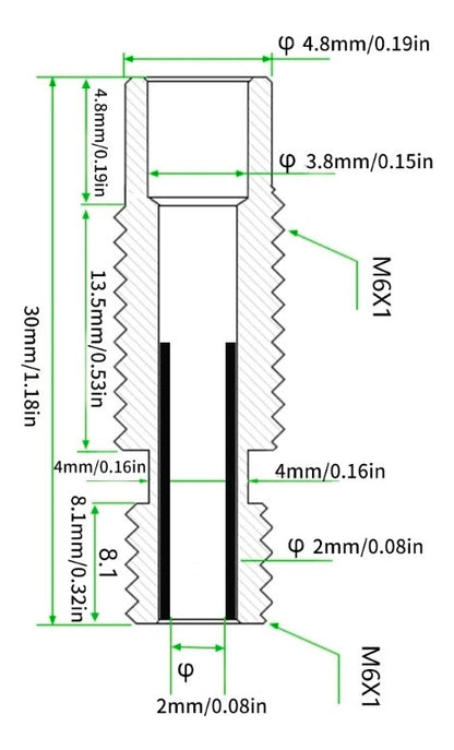 Garganta Para Kingroon Kp3s, Kp3s Pro, S1, Kp5l Impresora 3d