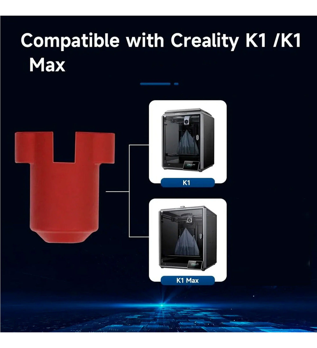 Funda Silicona Calcetin Sock Bloque K1, K1 Max, Impresora 3d