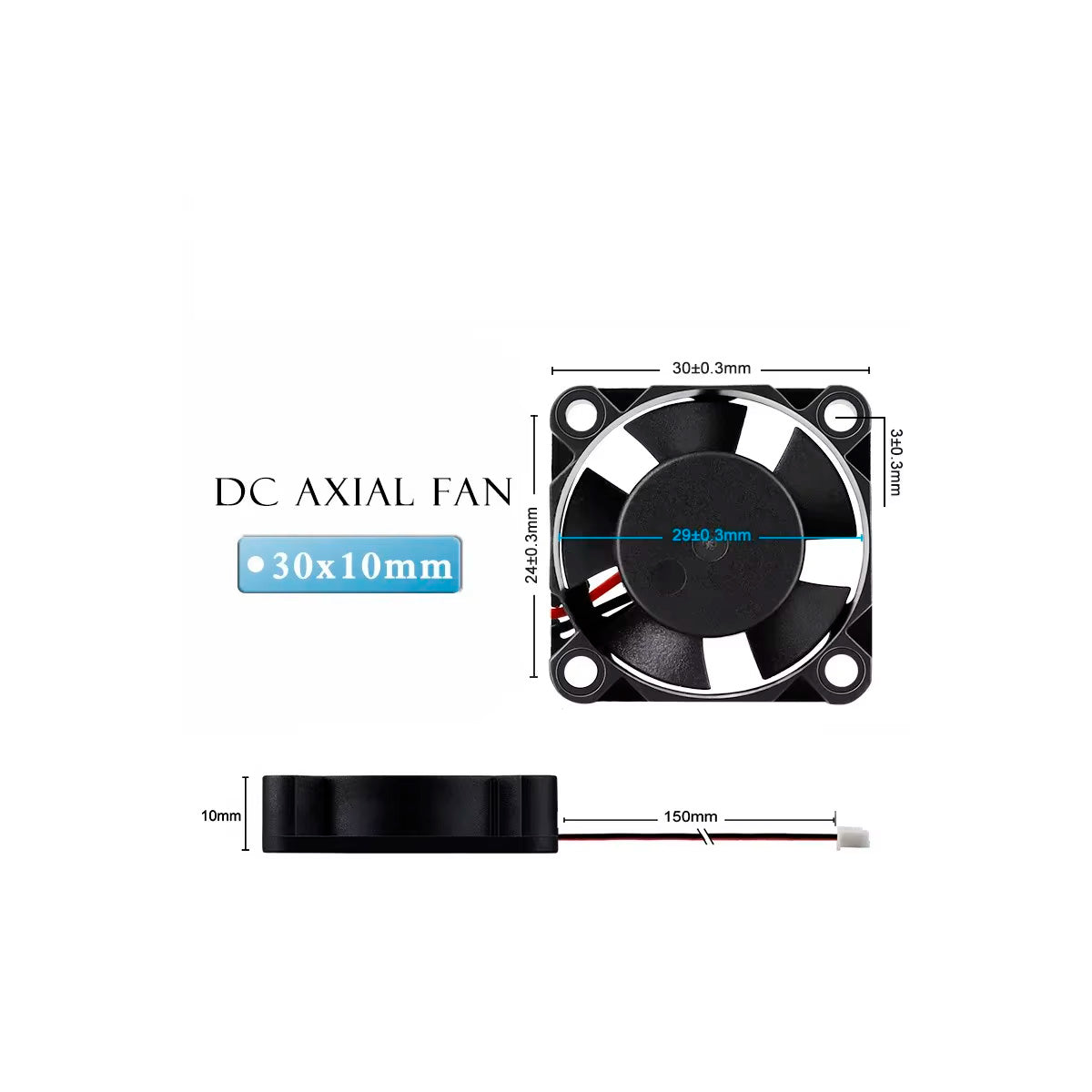 Ventilador Axial 3010 Para Creality K1, Impresora 3D Imagen secundaria del producto