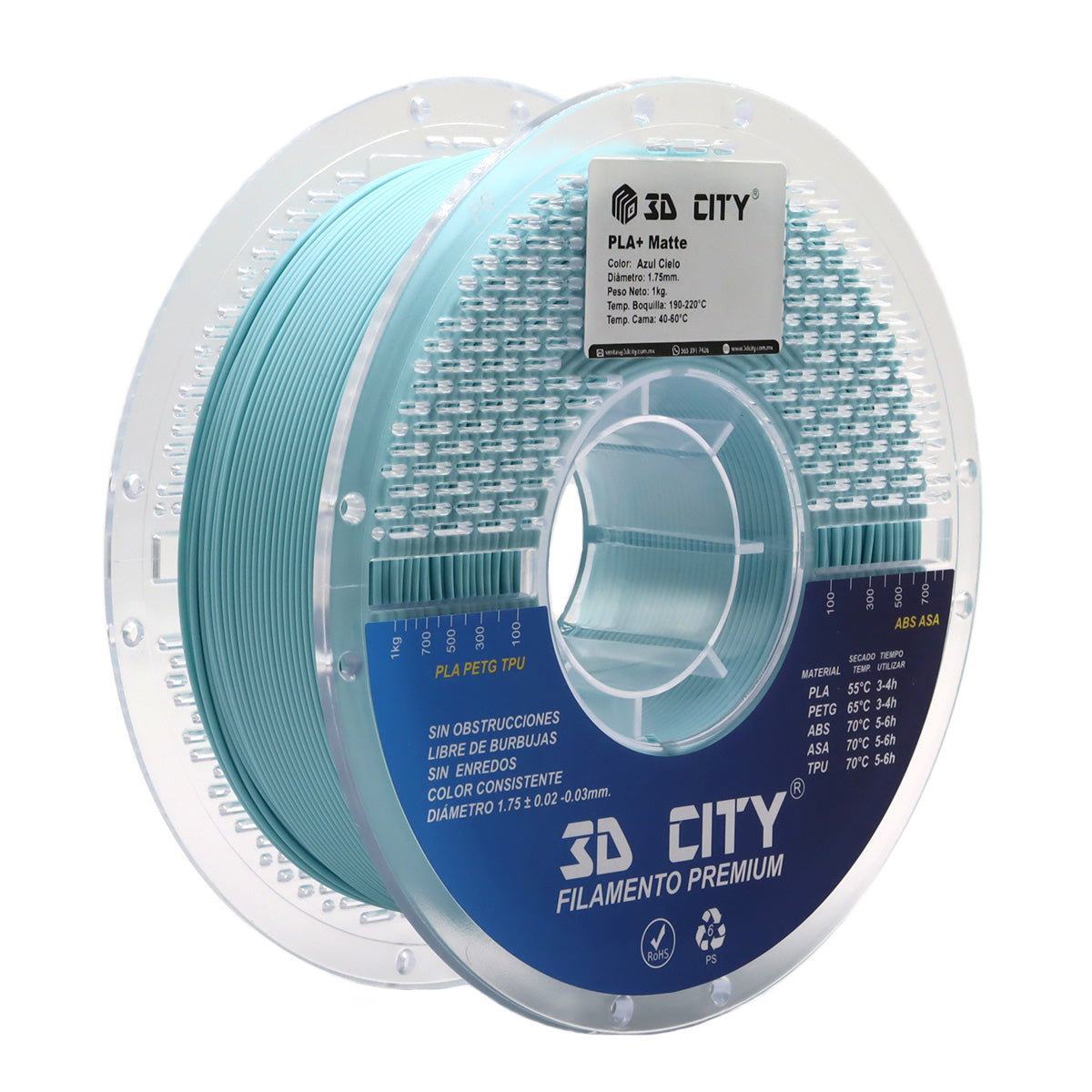 Filamento PLA+ Matte 3DCity
