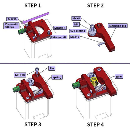 Extrusor MK8 de Aluminio para Ender 3