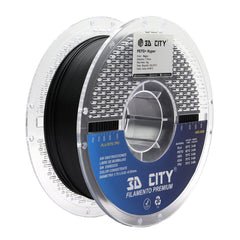 Black — PETG+ Hyper Alta Velocidad 3DCity 1.75 mm 1 kg