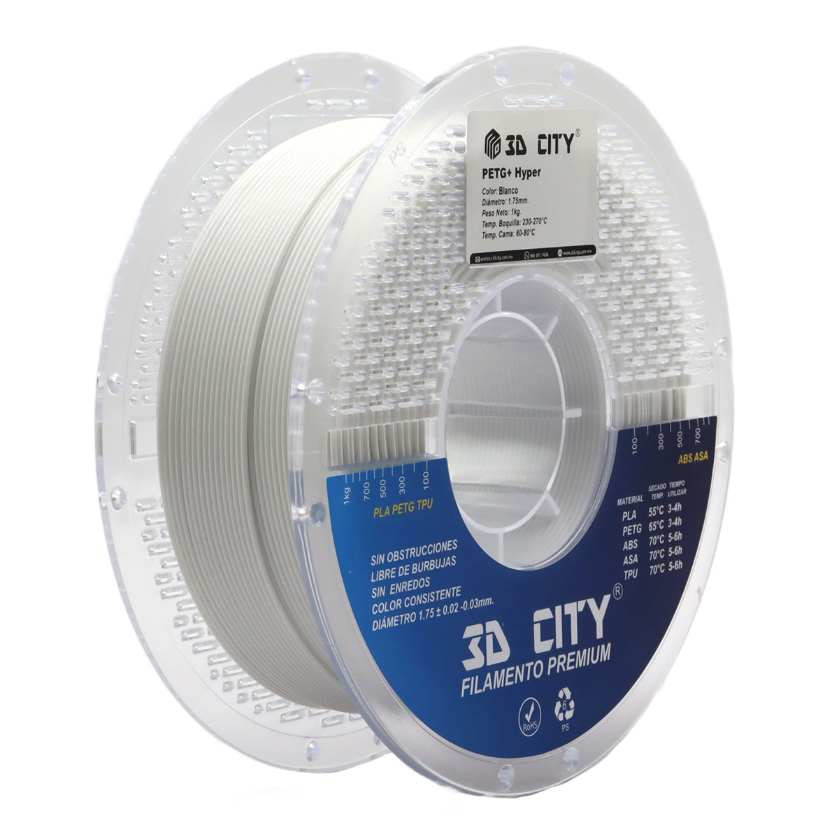 Filamento PETG+ Hyper 3DCity Imagen secundaria del producto