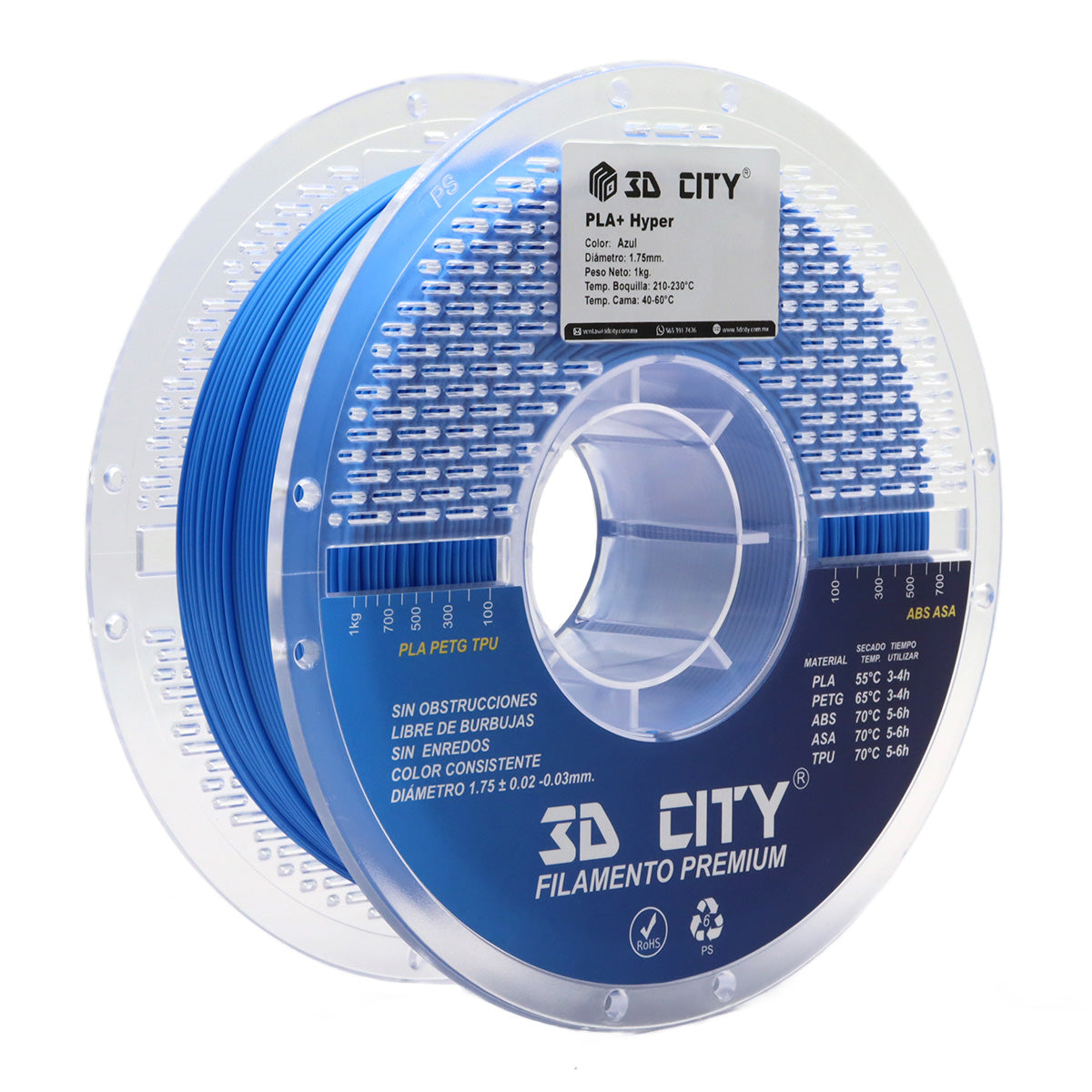 Filamento PLA+ Hyper 3DCity
