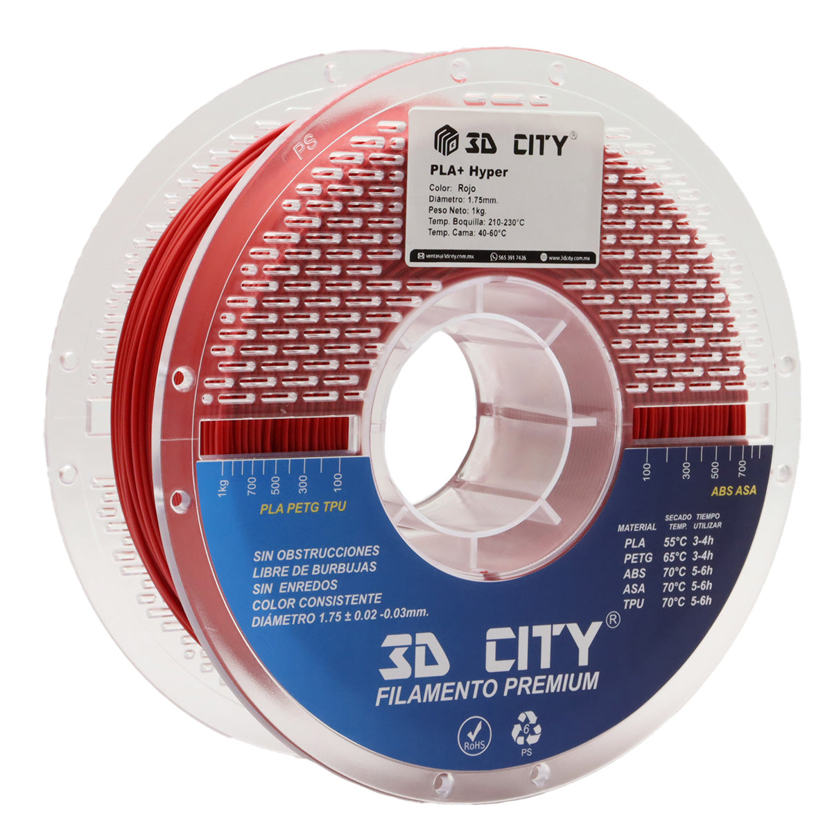 Filamento PLA+ Hyper 3DCity