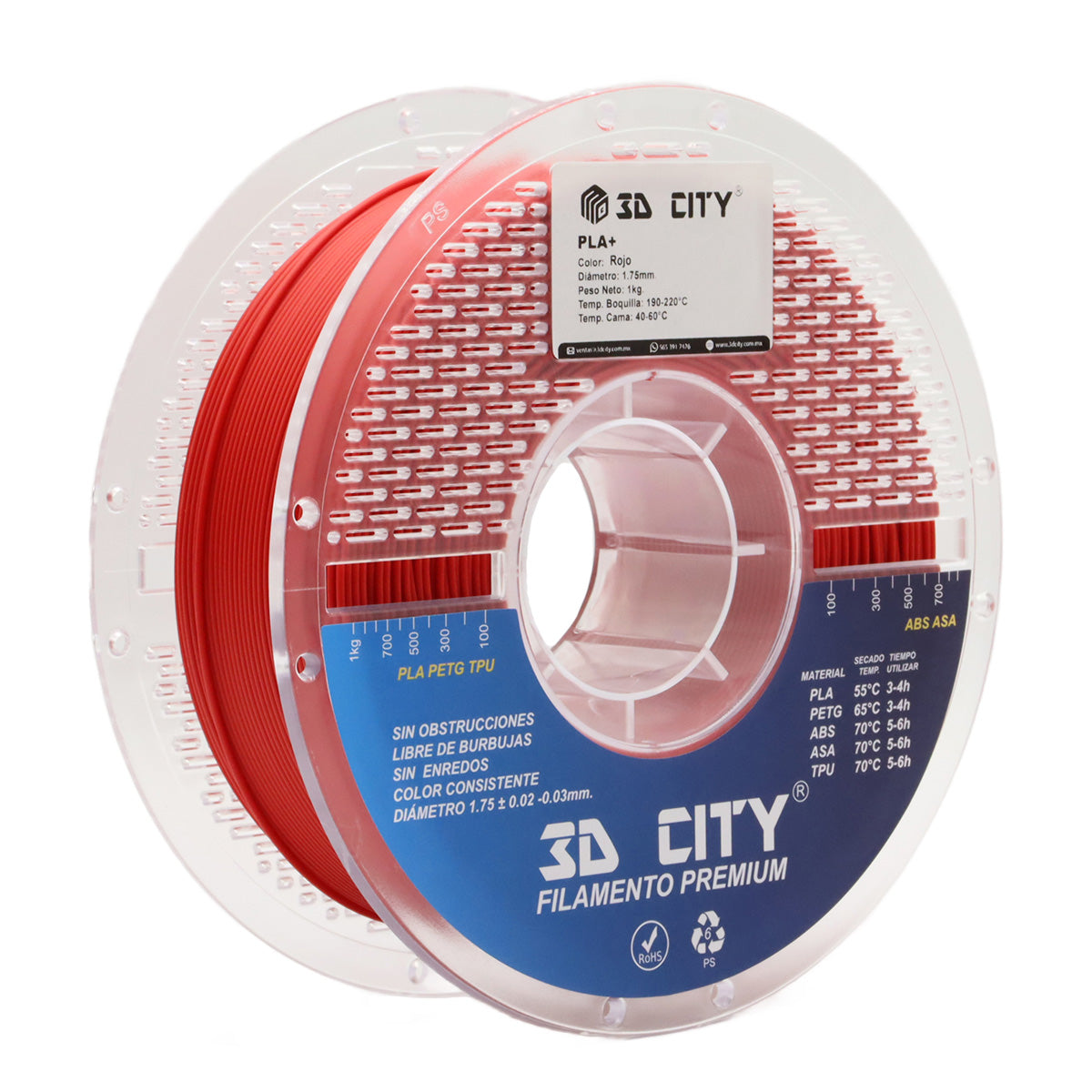 Filamento PLA+ 3DCity Imagen principal del producto
