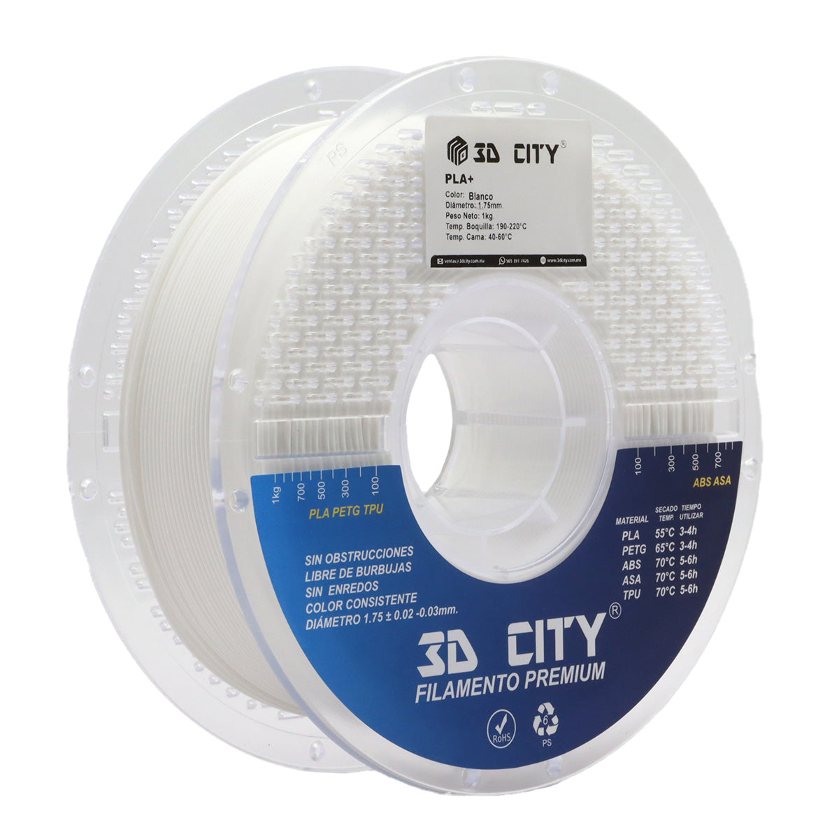 Filamento PLA+ 3DCity